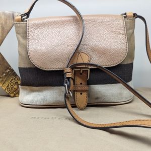 Burberry " Gowan" house check crossbody bag